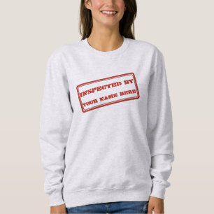 Sweatshirt Inspecté Par Sueur Personnalisable En Caoutchouc R