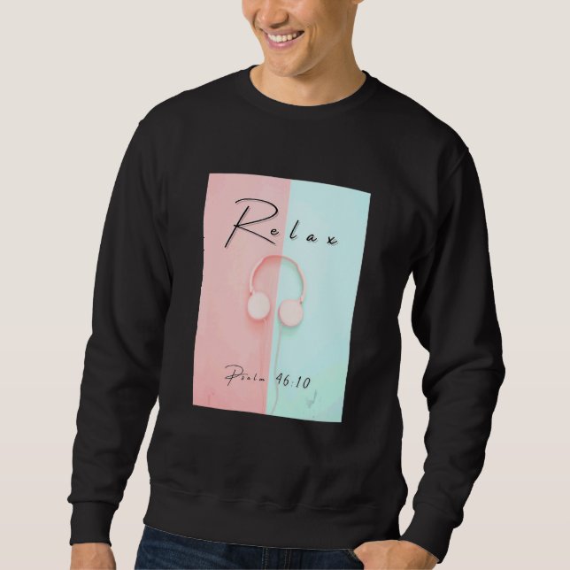 Sweatshirt Inspiration Graphique Relax Confort à manches cour (Devant)