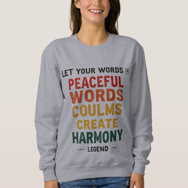 Sweatshirt Inspirationnel à manches longues (Devant)