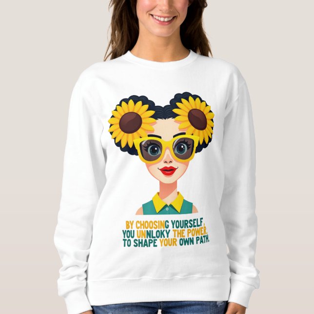Sweatshirt Inspirationnel à manches longues (Devant)