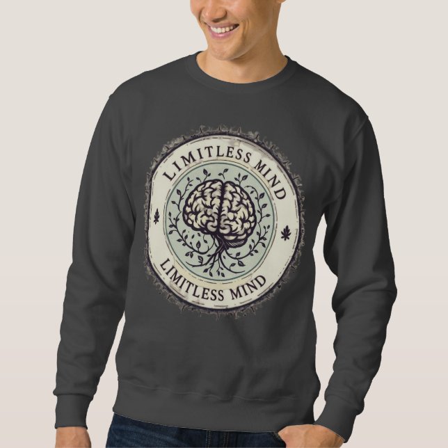 Sweatshirt Inspire & Empower : "Limitless Mind" Crewneck Swea (Devant)
