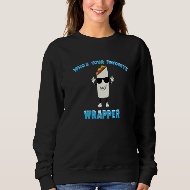 Sweatshirt inspirer Burrito Taco Mardi (Devant)