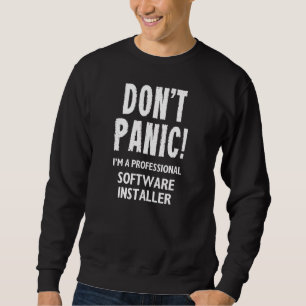 Sweatshirt Installation de logiciel
