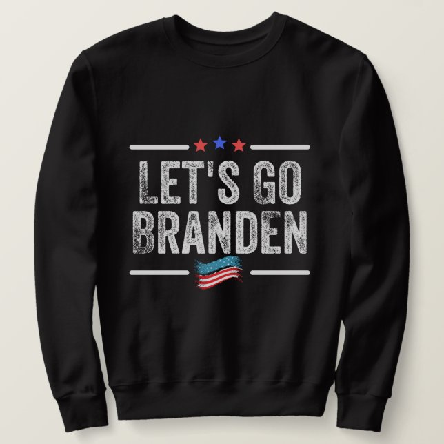 Sweatshirt institution conservative, flag funny anti biden t- (Design devant)