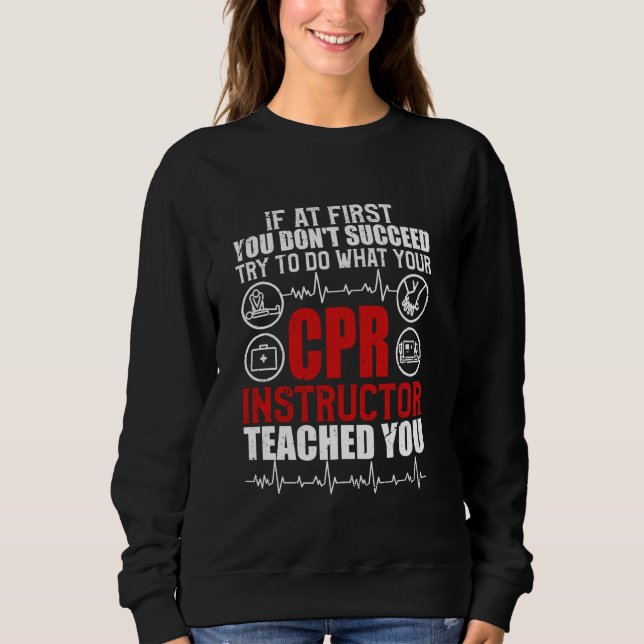Sweatshirt Instructeur CPR (Devant)