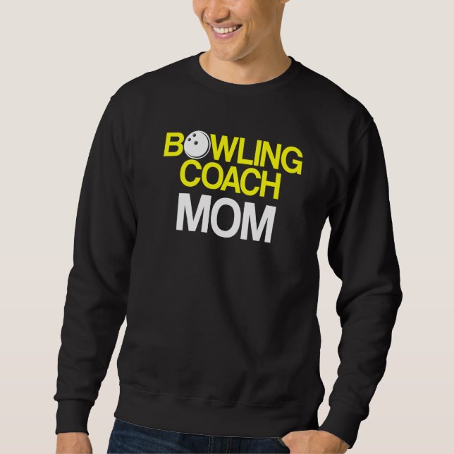 Sweatshirt Instructeur d'équipe de Bowling Coach Player 2 (Devant)