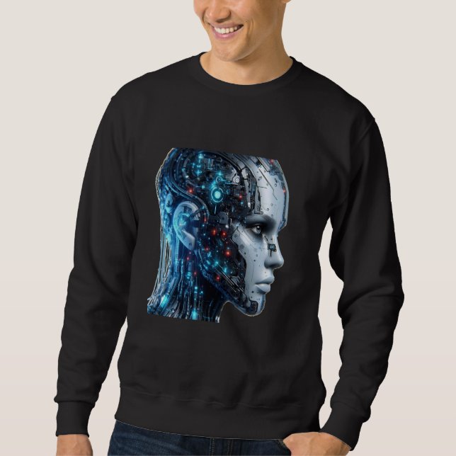 Sweatshirt Intelligence Artificielle - Informatique - Informa (Devant)