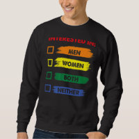 Intéressé Ni Lgbt Pride Mois Graphic Festiv