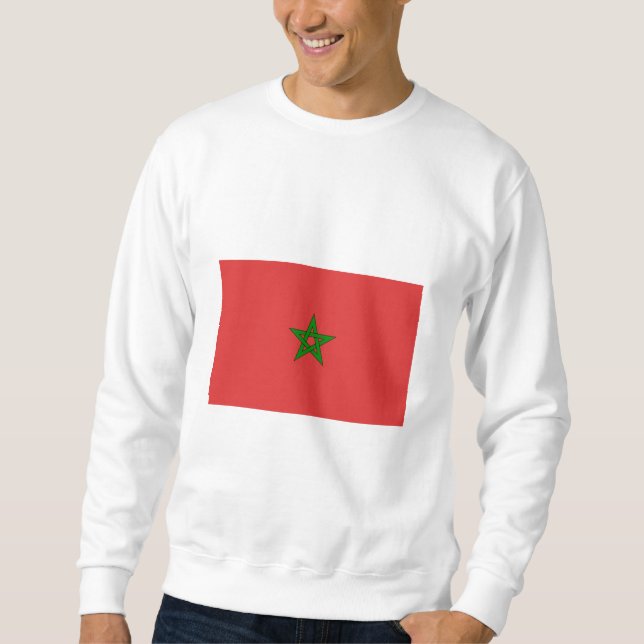 Sweatshirt International de DRAPEAU du Maroc (Devant)