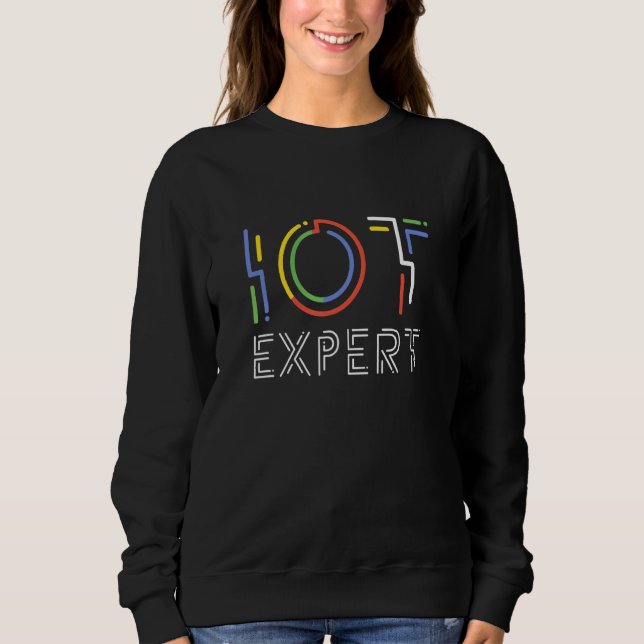 Sweatshirt Internet Des Choses Smart Iot Science Données Anal (Devant)