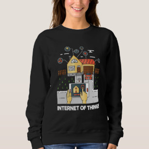 Sweatshirt Internet Des Objets Analytique Des Données Transfe