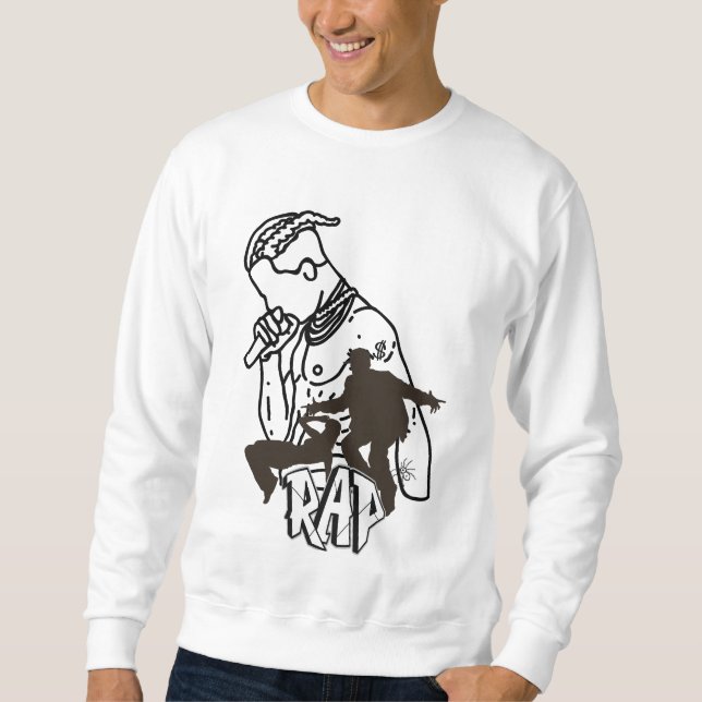 Sweatshirt Interprète hip-hop dynamique (Devant)