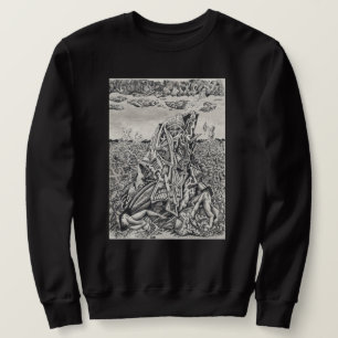 Sweatshirt Intimidation, dessin à l'encre indienne