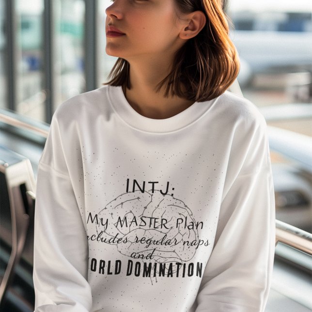 Sweatshirt INTJ Master Plan (Créateur téléchargé)