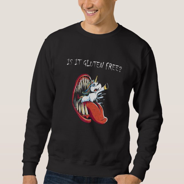 Sweatshirt Intolérance au gluten Est Il Sans gluten 1 (Devant)