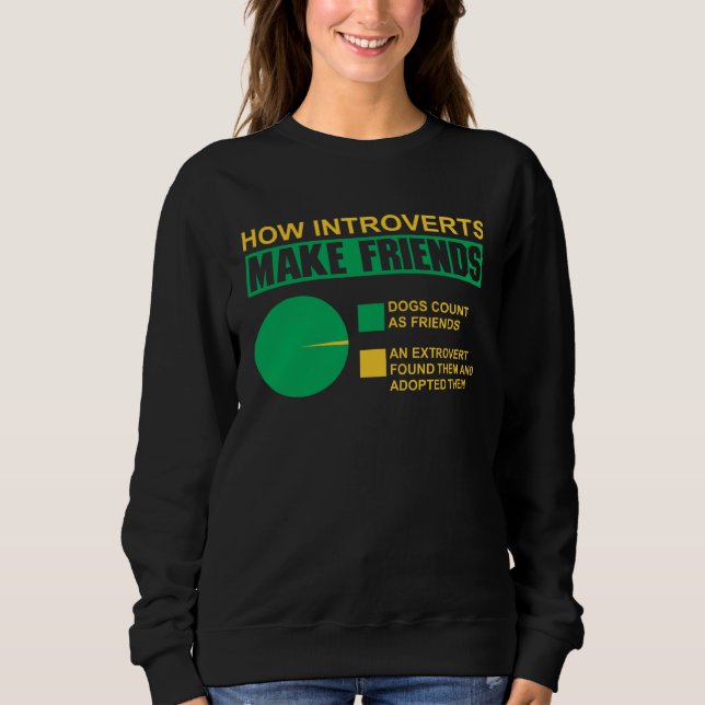 Sweatshirt Introvert Facts Anti Social Introvert For Men Wome (Devant)
