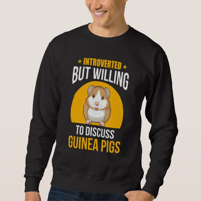 Sweatshirt Introverted Mais Prêt À Discuter Des Chiens De Gui (Devant)