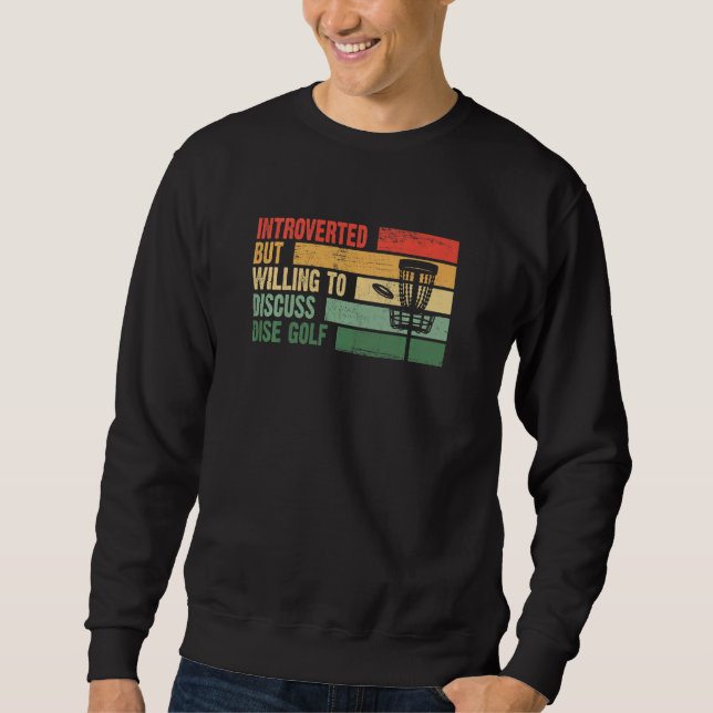 Sweatshirt Introverti Branché Mais Prêt à Discuter GOLF SUR D (Devant)