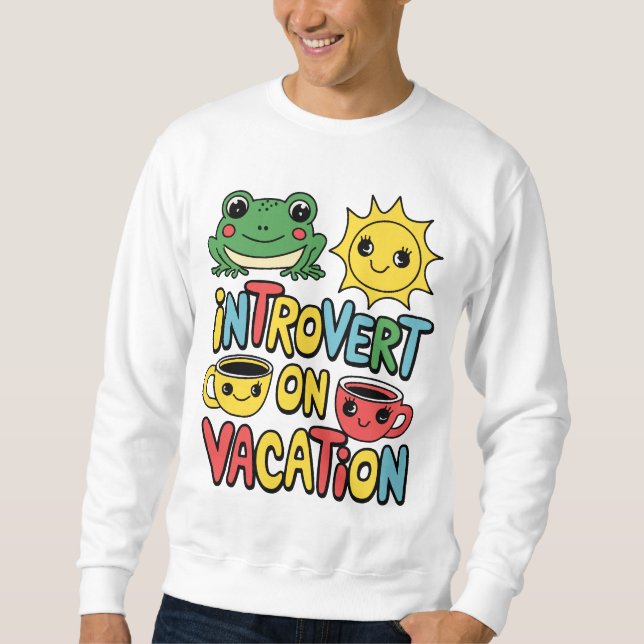 Sweatshirt Introvertir le mode vacances Hommes (Devant)