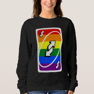 Sweatshirt Inverser L'Indicateur De Fierté Lgbt Sur Lgbt