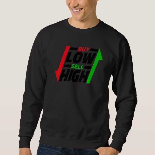 Sweatshirt Investir de l'argent en bourse avec une excellente (Devant)