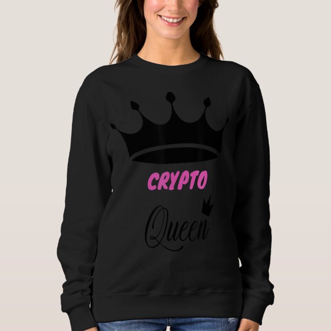 Sweatshirt Investisseur Crypto femmes (Devant)
