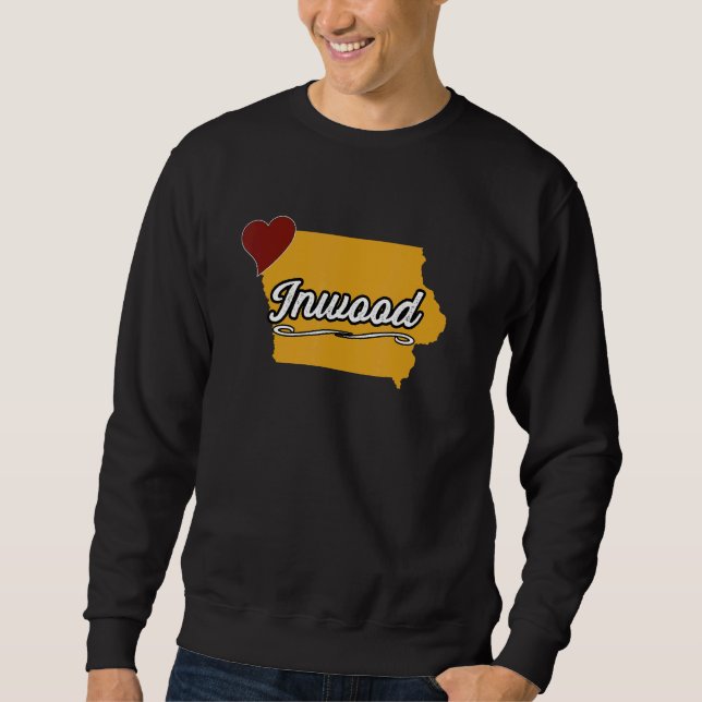 Sweatshirt INWOOD IOWA IA USA Cute Souvenir Merch US City Sta (Devant)