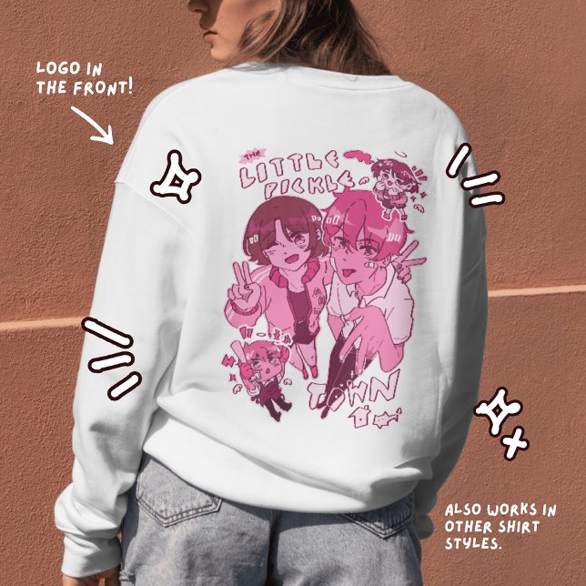 Sweatshirt Io et Milo Little Pickle Town (White Ver.) T-shirt (Créateur téléchargé)