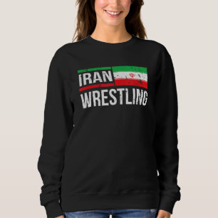 Sweatshirt Iran Lutte Amateur lutteur de lutteurs sport Fl