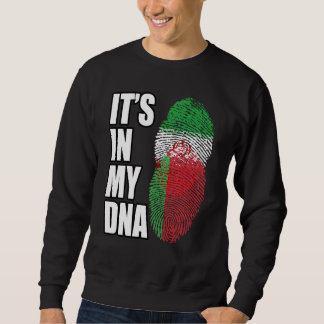 Sweatshirt Iranian And Belarusian Mix DNA Flag Heritage