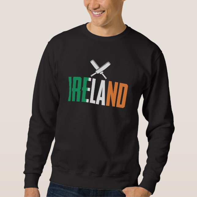 Sweatshirt Ireland Cricket Player Cricket Sport (Devant)
