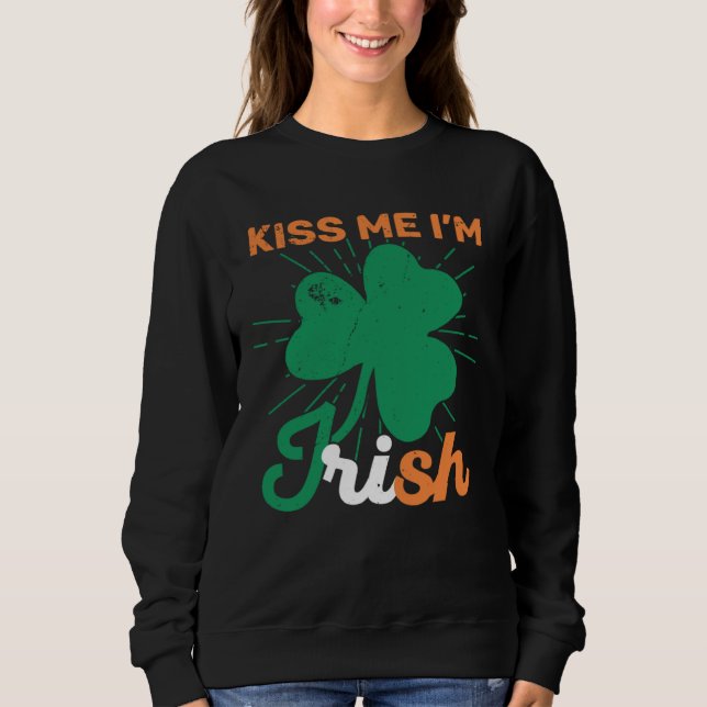 Sweatshirt Ireland USA America Irish Gaelic American  4 (Devant)