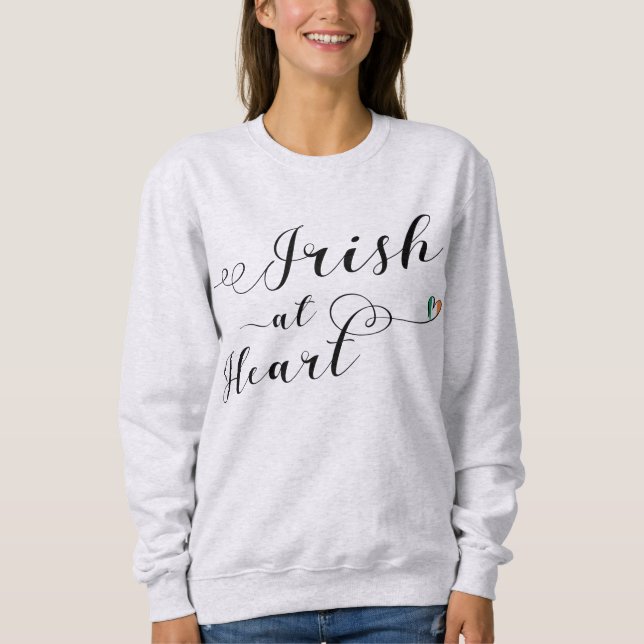 Sweatshirt Irish At Heart Sweatshirt, Irlande (Devant)