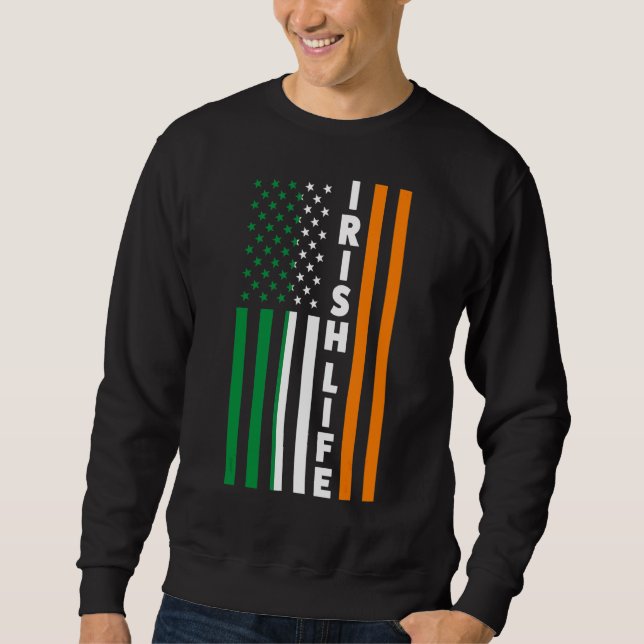 Sweatshirt Irish Life Irland Irish Flag (Devant)