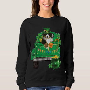 Sweatshirt Irish St bernard St Patrick's Day Funny Leprechaun