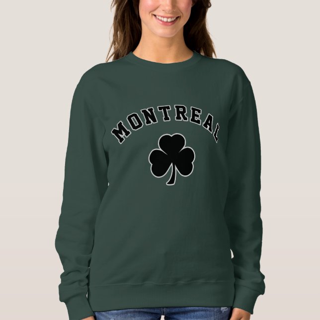 Sweatshirt Irlandais de Montréal (Devant)