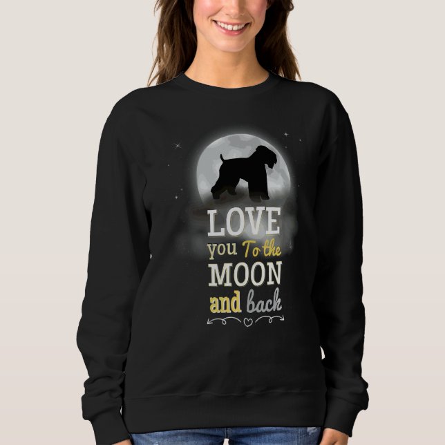 Sweatshirt Irlandais Doux Manipulé Terrier Chien Aimer À (Devant)