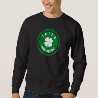 Sweatshirt Irlandais Et Fiers