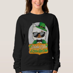 Sweatshirt Irlandais J'Étais Un Peu Plus Grand Llama St Patri