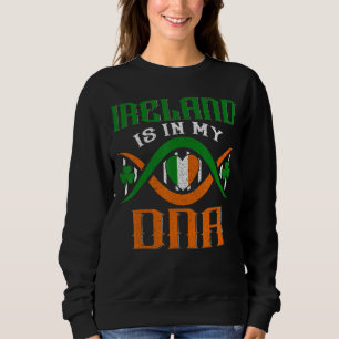 Sweatshirt Irlande Dans Mon Adn Irlandais Racines Saint Patri
