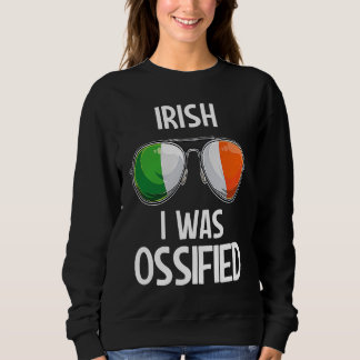Sweatshirt Irlande Fête de la Saint-Patrick Irlandaise J'étai