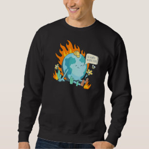 Sweatshirt Ironie Allemande Déclaration Sur Le Changement Cli