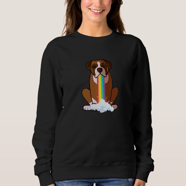 Sweatshirt Irradier de Positivité Arc-en-Ciel Chien  Mère de  (Devant)