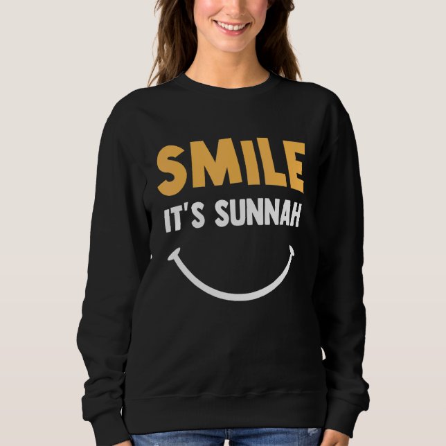 Sweatshirt Islam Smile It's Sunnah Muslim (Devant)