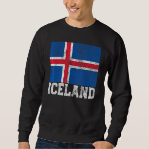Sweatshirt Islande Islande Drapeau Fierté Racines Pays Famill