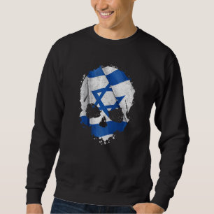 Sweatshirt Israël Drapeau israélien Juif Juif Jérusalem Tel A