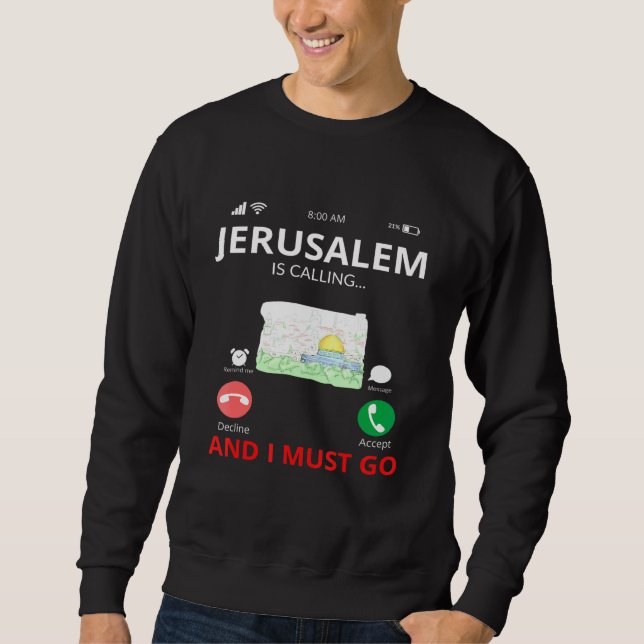 Sweatshirt Israël Jérusalem (Devant)
