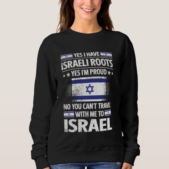Sweatshirt Israël Racines israéliennes Patrimoine israélien F (Devant)