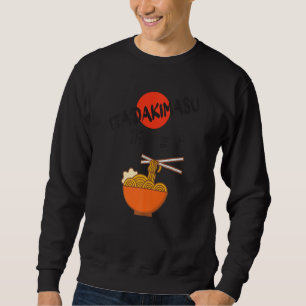 Sweatshirt itadakimasu kanji bon appétit japonais manger