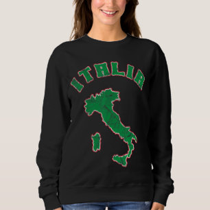 Sweatshirt Italia Travel Italie Outline Italie Vacances Itali